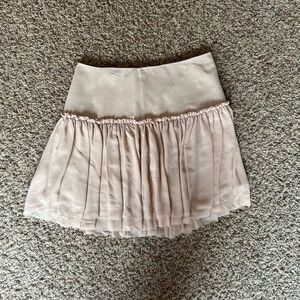 Banana Republic light pink pleated skirt